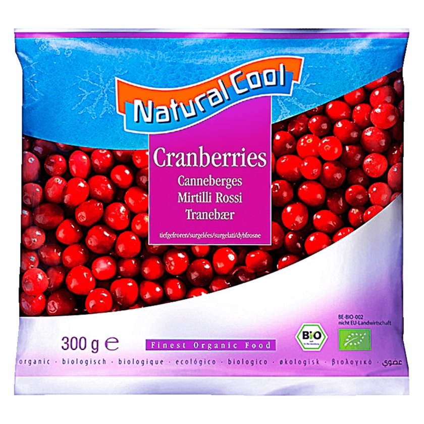 Natural Cool Bio Cranberries 300g